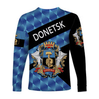 Ukraine Donetsk Long Sleeve Shirt Sporty Style LT8 - Wonder Print Shop
