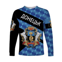 Ukraine Donetsk Long Sleeve Shirt Sporty Style LT8 - Wonder Print Shop