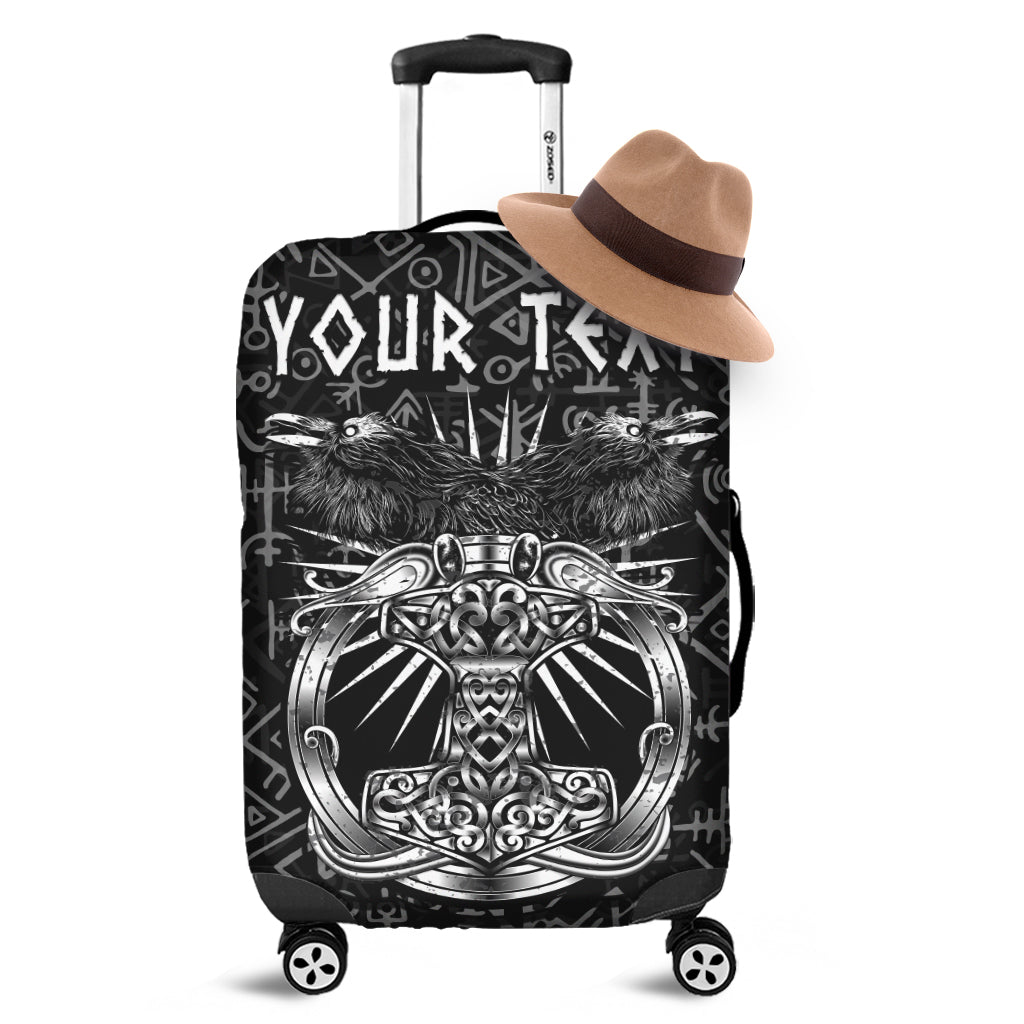 (Custom Personalised) Viking Luggage Covers Style Runes and Mjolnir LT13 - Wonder Print Shop