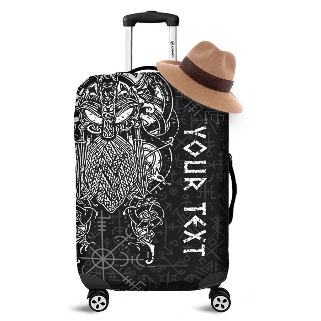(Custom Personalised) Viking Dad Luggage Covers Odin Runes Fathers Day LT13 - Wonder Print Shop