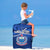 Samoa Rugby Luggage Cover Manu Samoa Polynesian Hibiscus Blue Style - Wonder Print Shop