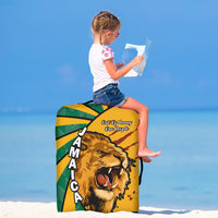 Jamaica Athletics Luggage Cover Jamaican Flag Mix Lion Sporty Style - Wonder Print Shop