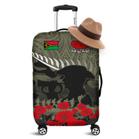 Vanuatu New Zealand ANZAC 2022 Luggage Covers Maori Camouflage - Wonder Print Shop