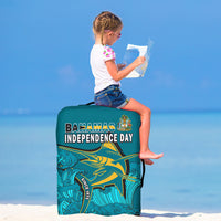 Bahamas Independence Day Luggage Cover Blue Marlin Since 1973 Style - Wonder Print Shop