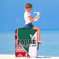 Happy Mexico Fathers Day Luggage Cover Mexican Aztec Pattern - Wonder Print Shop