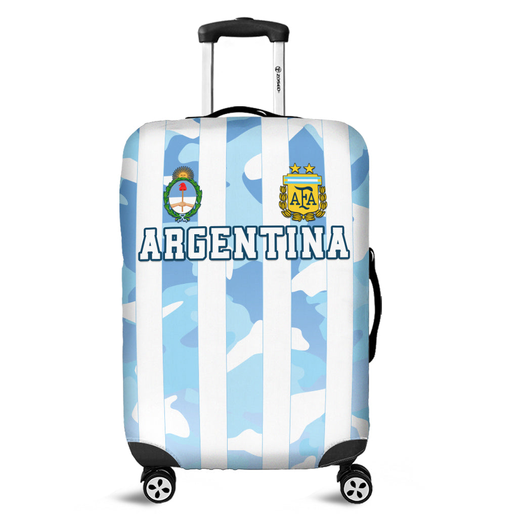 Argentina Football Luggage Cover AFA Champions 2022 Sporty Style - Wonder Print Shop