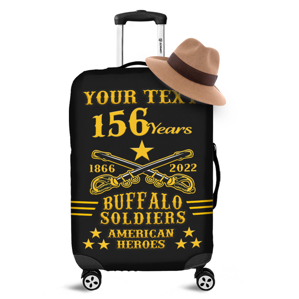 (Custom Personalised) Buffalo Soldiers Luggage Covers Since 1866 BSMC Anniversary LT13 - Wonder Print Shop