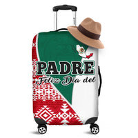 Happy Mexico Fathers Day Luggage Cover Mexican Aztec Pattern - Wonder Print Shop