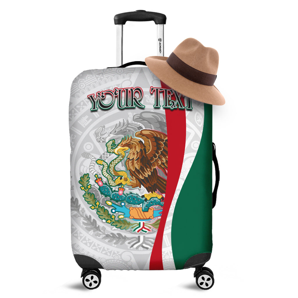 Custom Personalised Mexico Luggage Mexican Eagles Aztec Pattern LT13 - Wonder Print Shop