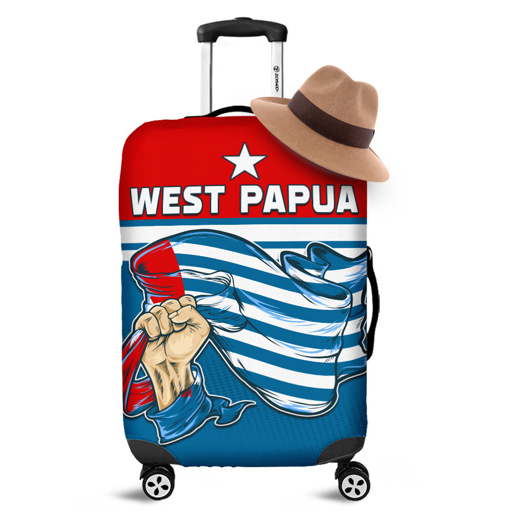 Free West Papua Luggage Covers One People One Soul Strong West Papuan Ver.01 LT13 - Wonder Print Shop