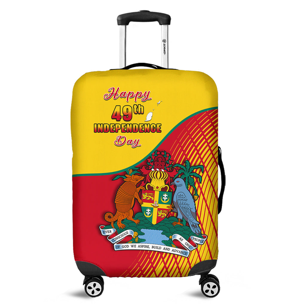 Grenada Luggage Cover Coat Of Arms Happy 49th Independence Day - Wonder Print Shop