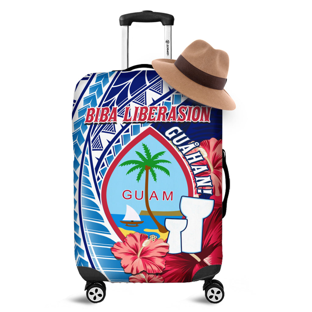 Guam Chamorro Luggage Covers Happy Liberation Day Latte Stone LT13 - Wonder Print Shop