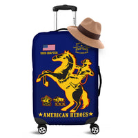 (Custom Personalised) Buffalo Soldiers Luggage Cover BSMC United States Army Simple Style Ver.02 - Wonder Print Shop