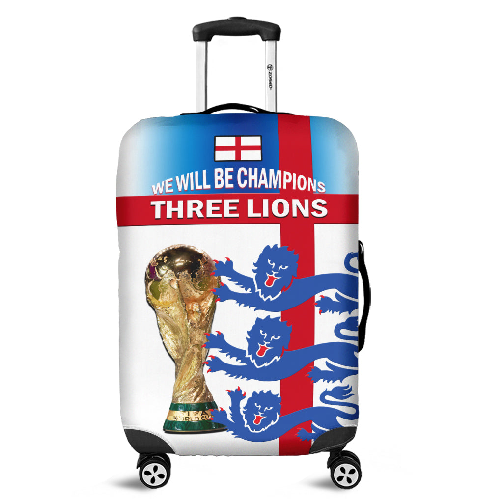 England Football Luggage Cover Three Lions Champions World Cup 2022 - Wonder Print Shop