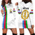 Eritrea Hoodie Dress Striped LT13 - Wonder Print Shop