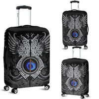 Viking Luggage Cover - Laguz Rune, Raven Tattoo RLT12 - Wonder Print Shop