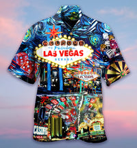 Las Vegas Welcome Every Body Hawaiian Shirt - Wonder Print Shop