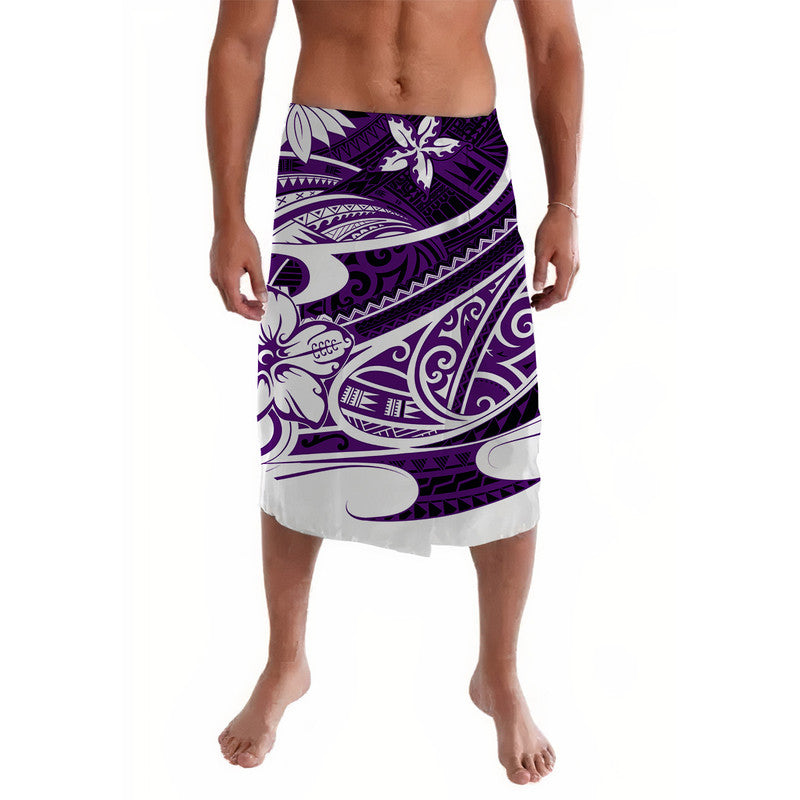 Polynesian Tribal Lavalava Purple LT6 - Wonder Print Shop