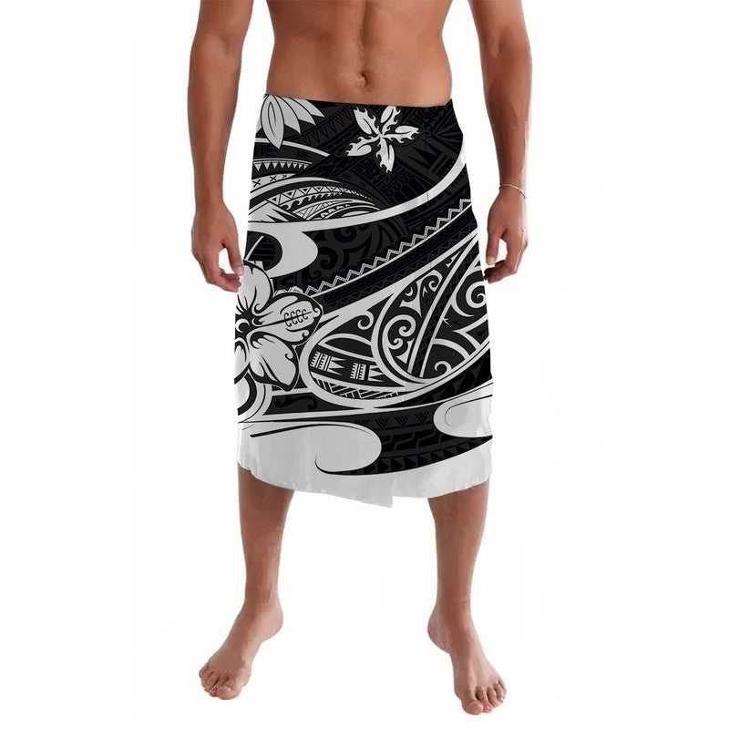 Polynesian Tribal Lavalava Black LT6 - Wonder Print Shop