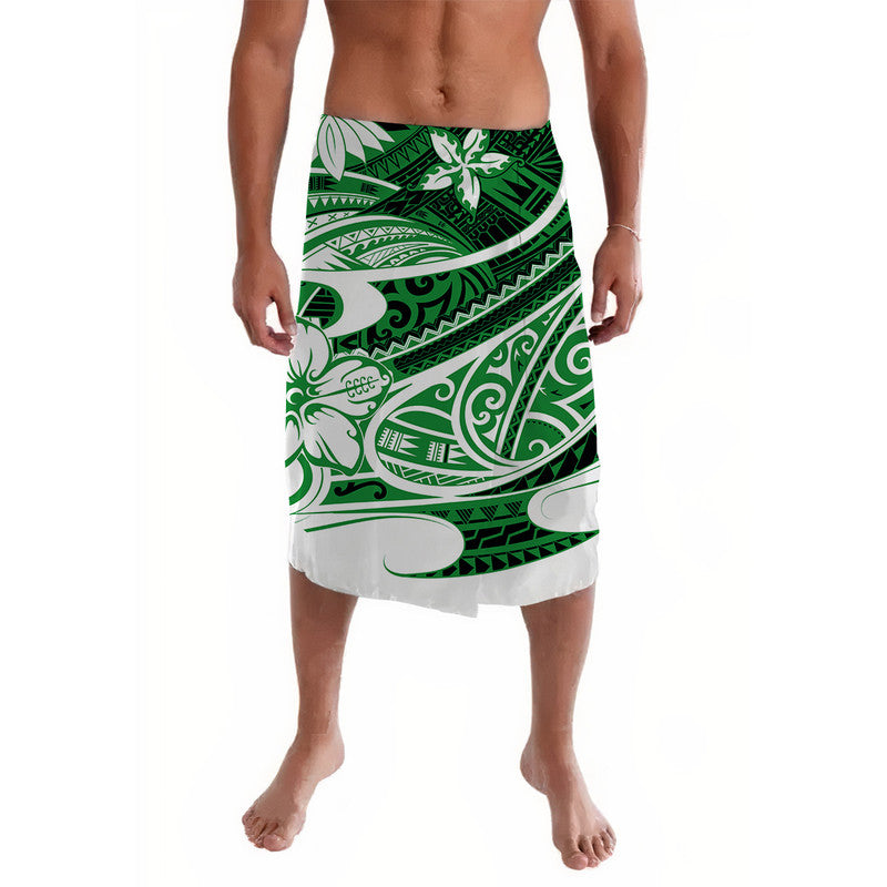 Polynesian Tribal Lavalava Green LT6 - Wonder Print Shop