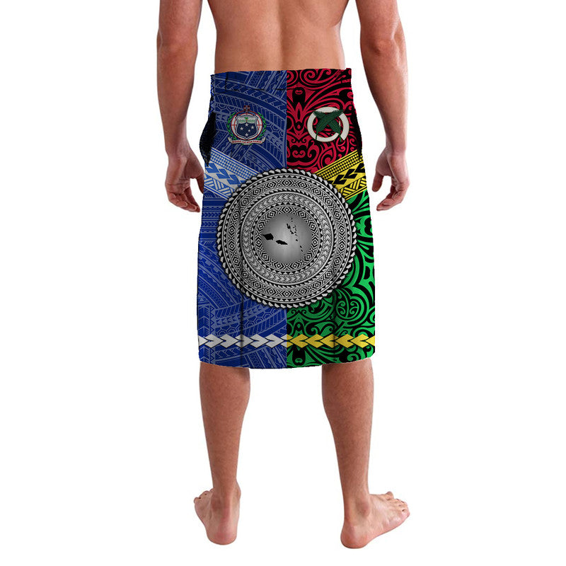 Samoa And Vanuatu Lavalava Together LT8 - Wonder Print Shop