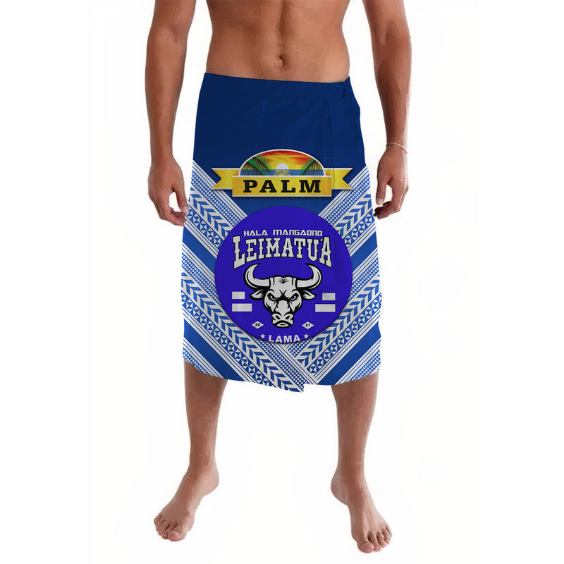 Mate Ma a Tonga Lavalava Leimatu a Bulls Creative Style NO.1 Blue LT8 - Wonder Print Shop