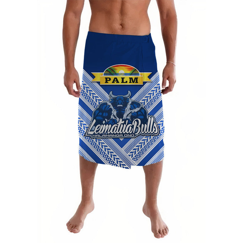 Mate Ma a Tonga Lavalava Leimatu a Bulls Creative Style Blue LT8 - Wonder Print Shop