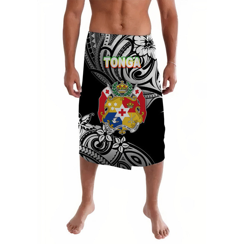 Tonga Coat Of Arms Lavalava Unique Vibes Black LT8 - Wonder Print Shop