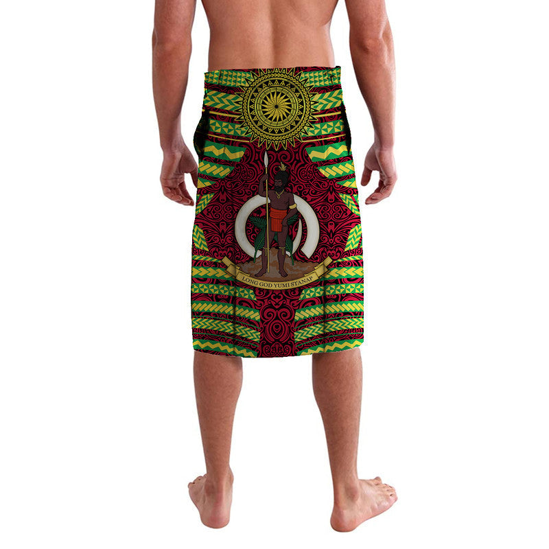 Vanuatu Special Independence Anniversary Lavalava Creative Style Red LT8 - Wonder Print Shop