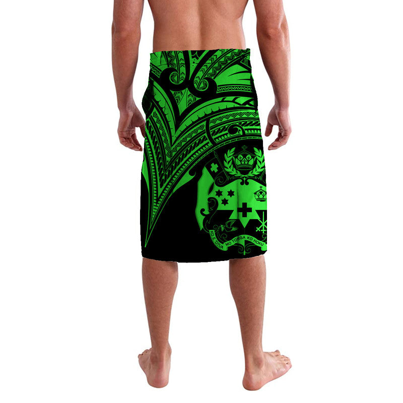 Tonga Lavalava Green Color Cross Style LT8 - Wonder Print Shop