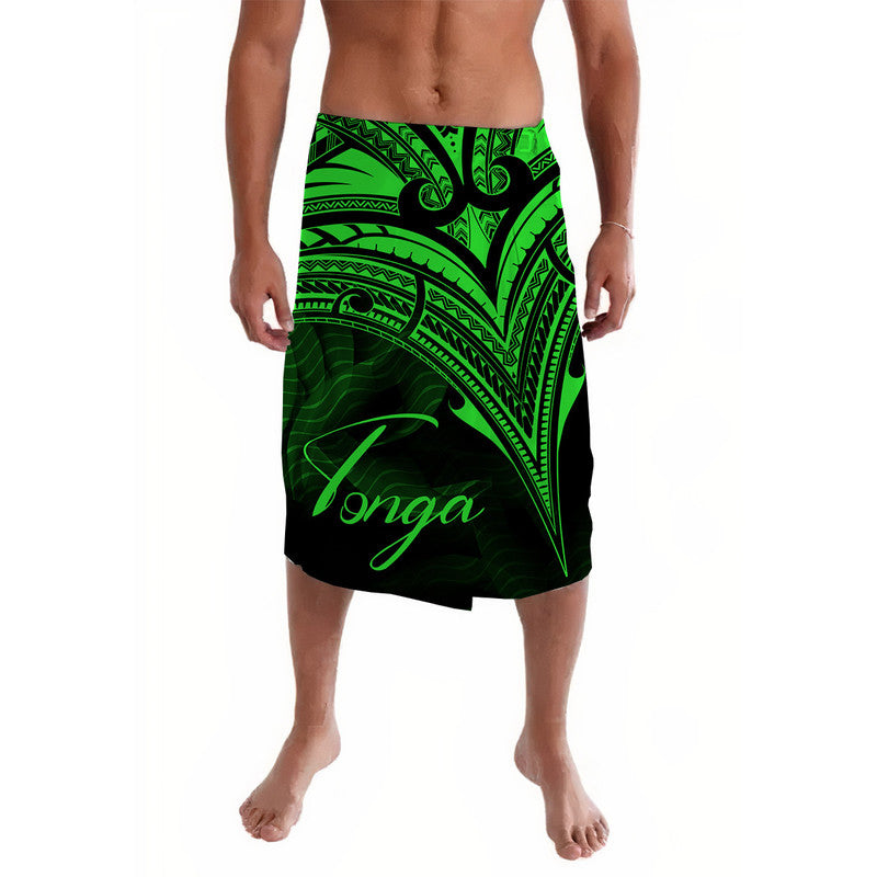 Tonga Lavalava Green Color Cross Style LT8 - Wonder Print Shop