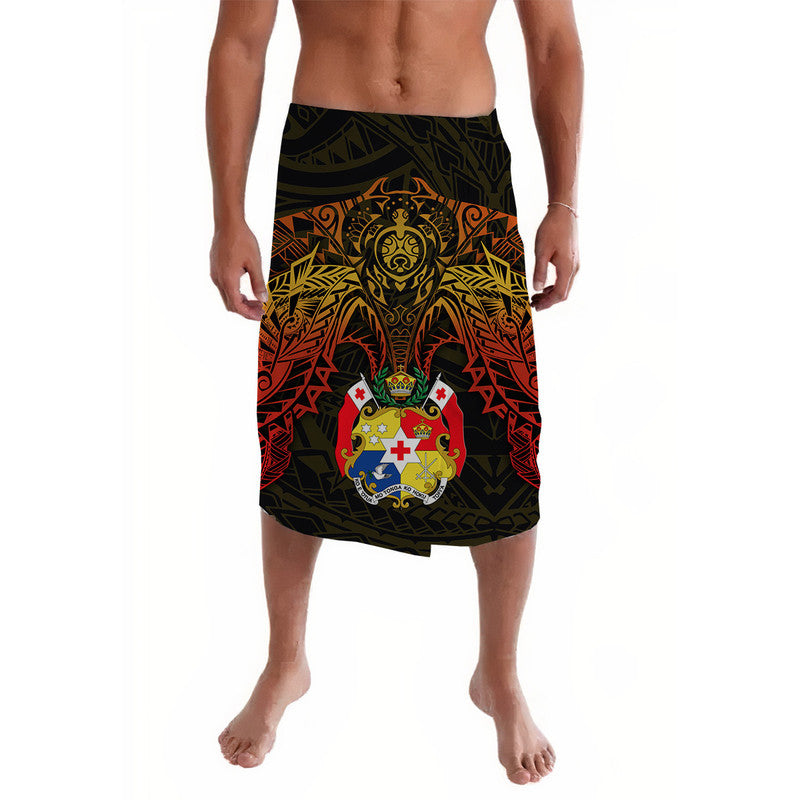 Tonga Lavalava Red Manta Ray LT8 - Wonder Print Shop