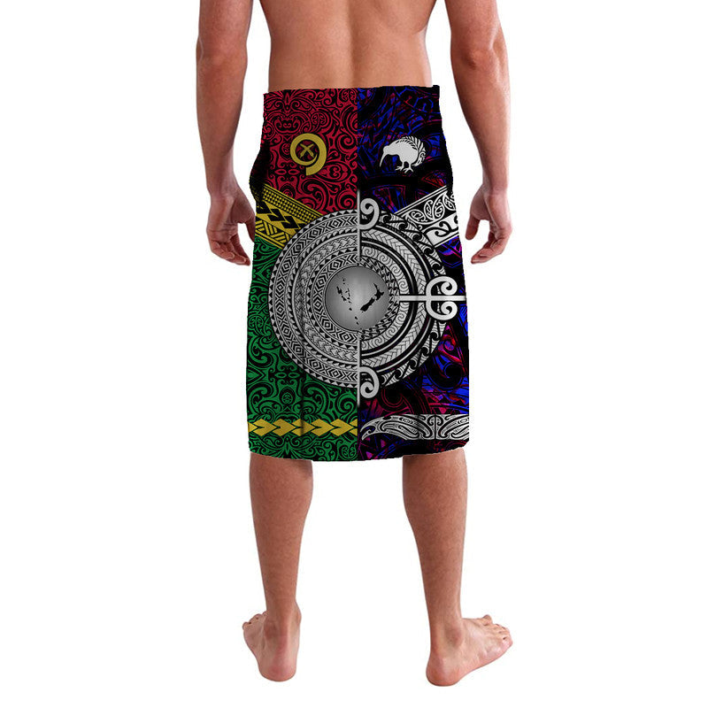 Vanuatu And New Zealand Lavalava Together Purple LT8 - Wonder Print Shop