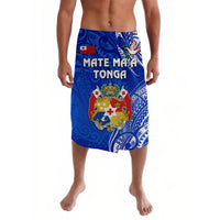 Tonga Coat Of Arms Lavalava Simple Vibes Blue LT8 - Wonder Print Shop