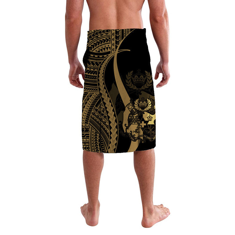 Tonga Gold Lavalava Tentacle Tribal Pattern LT8 - Wonder Print Shop