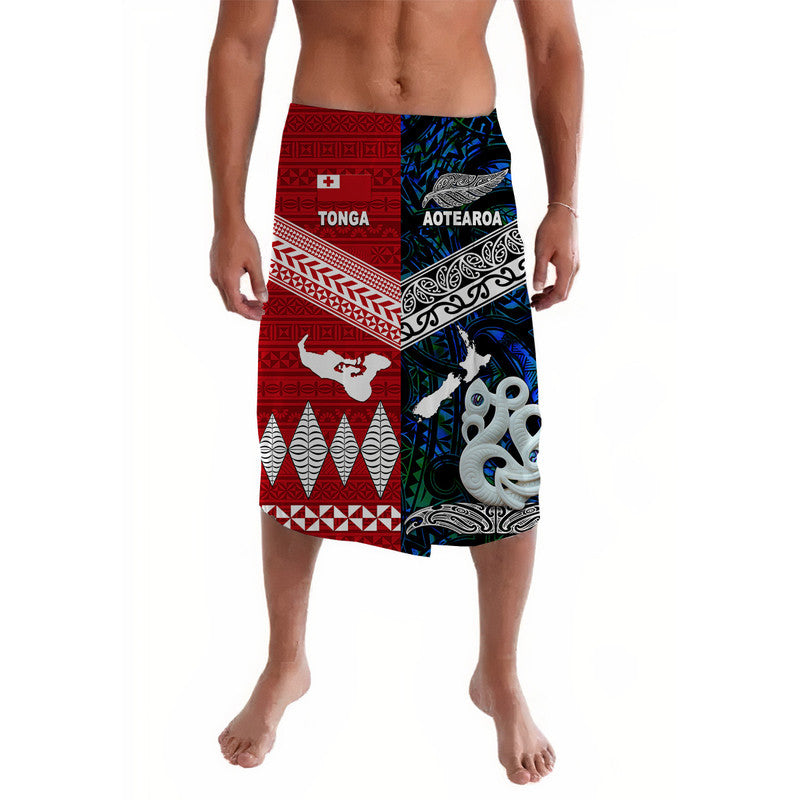 New Zealand Maori Aotearoa Tonga Polynesian Together Lavalava Blue LT8 - Wonder Print Shop