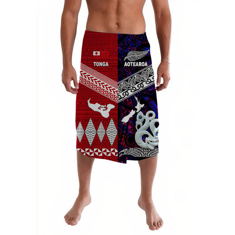 New Zealand Maori Aotearoa Tonga Polynesian Together Lavalava Purple LT8 - Wonder Print Shop