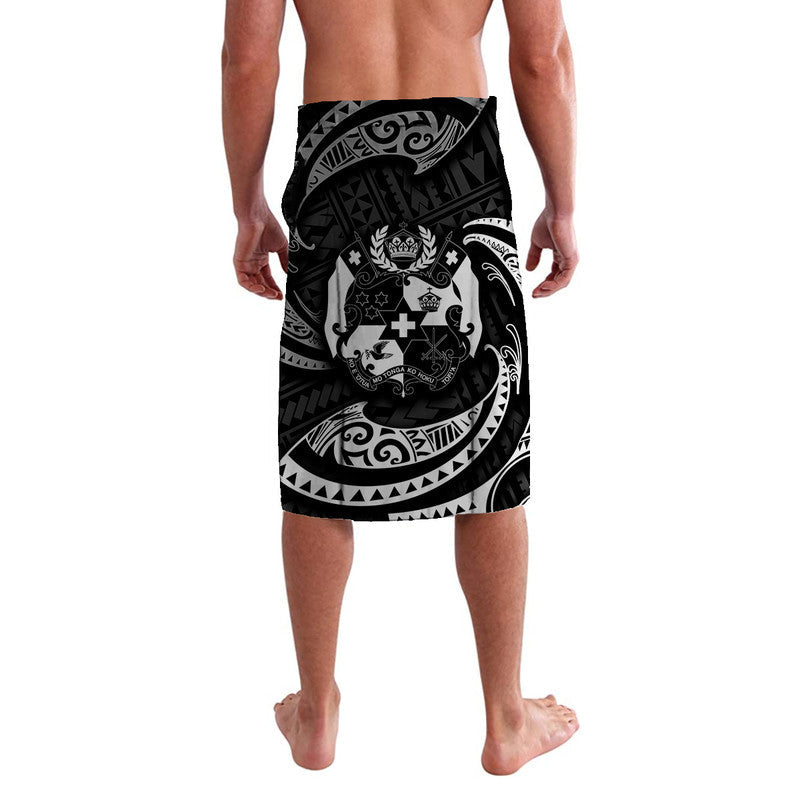 Tonga Polynesian Lavalava White Tribal Wave LT8 - Wonder Print Shop