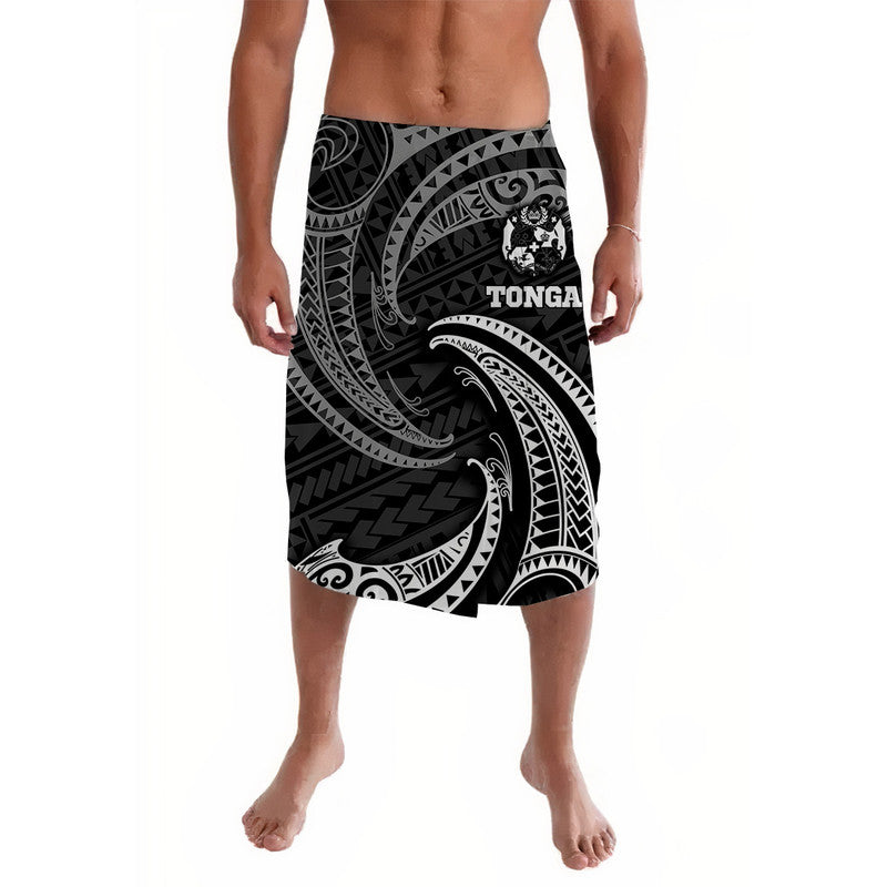 Tonga Polynesian Lavalava White Tribal Wave LT8 - Wonder Print Shop