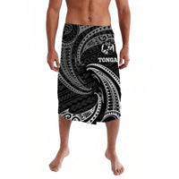 Tonga Polynesian Lavalava White Tribal Wave LT8 - Wonder Print Shop