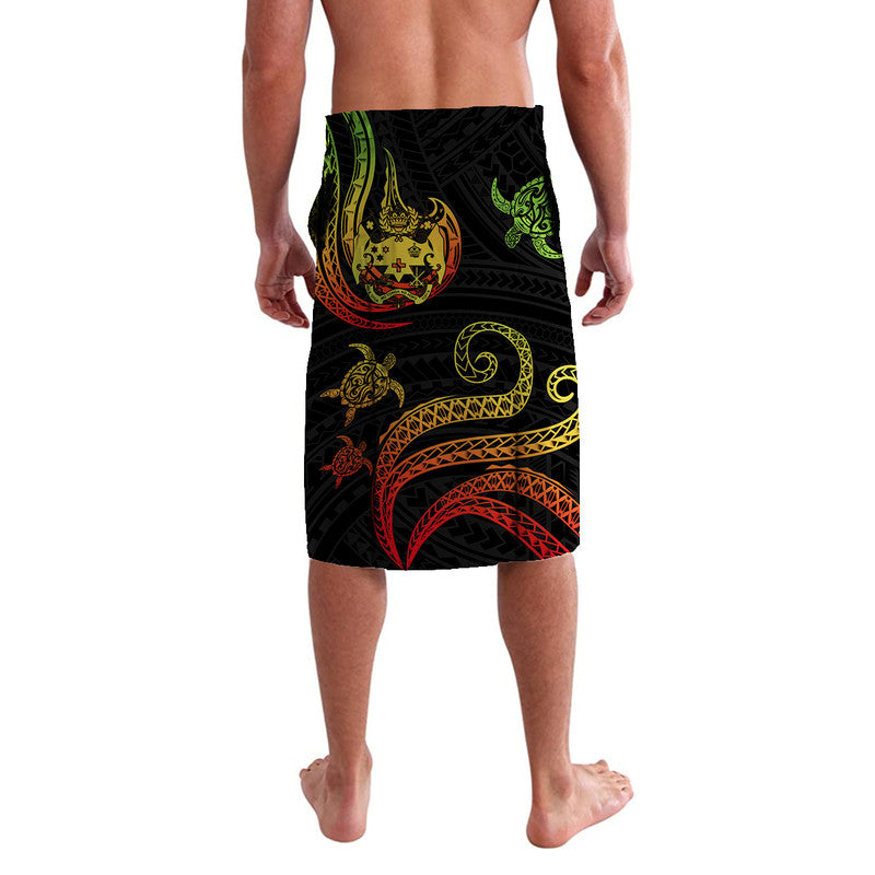 Tonga Polynesian Lavalava Turtle With Pattern Reggae LT8 - Wonder Print Shop