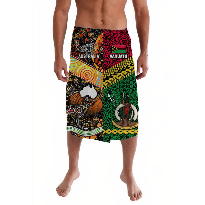 Vanuatu And Australia Lavalava Together LT8 - Wonder Print Shop