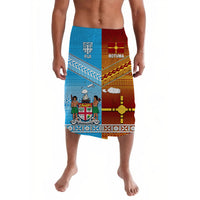 Fiji And Rotuma Tapa Pattern Lavalava Together LT8 - Wonder Print Shop