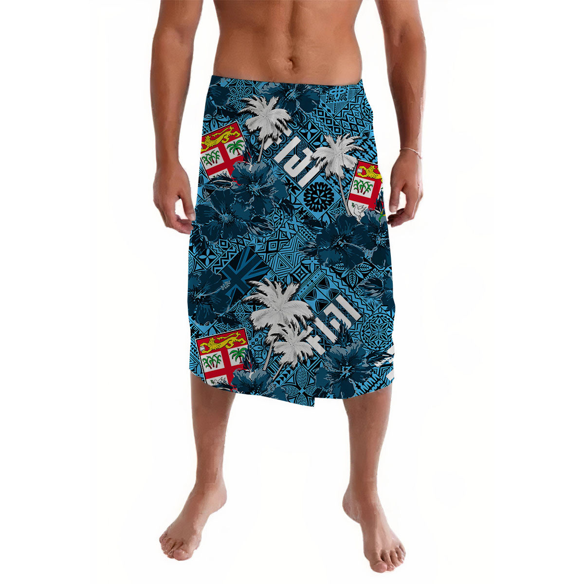 Fiji Hibiscus Lavalava Hawaii Style No.1 LT6 - Wonder Print Shop