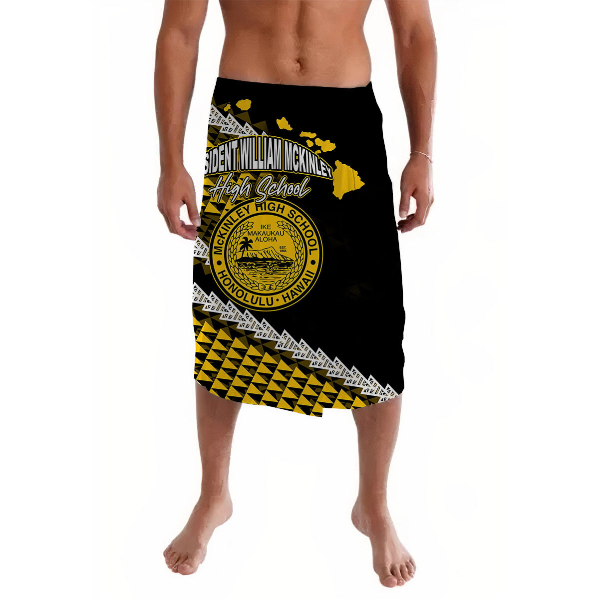 President William Mckinley High School Hawaii Lavalava LT6 - Wonder Print Shop