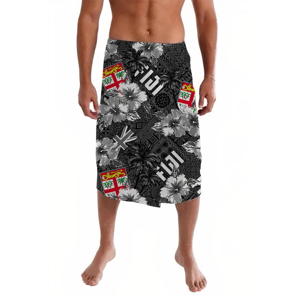 Fiji Hibiscus Lavalava Hawaii Style No.3 LT6 - Wonder Print Shop