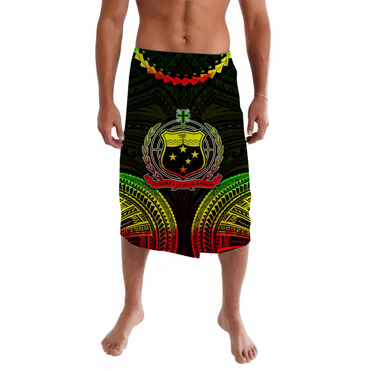 Samoa Ula Nifo Tribal Lavalava Reggage Style LT6 - Wonder Print Shop