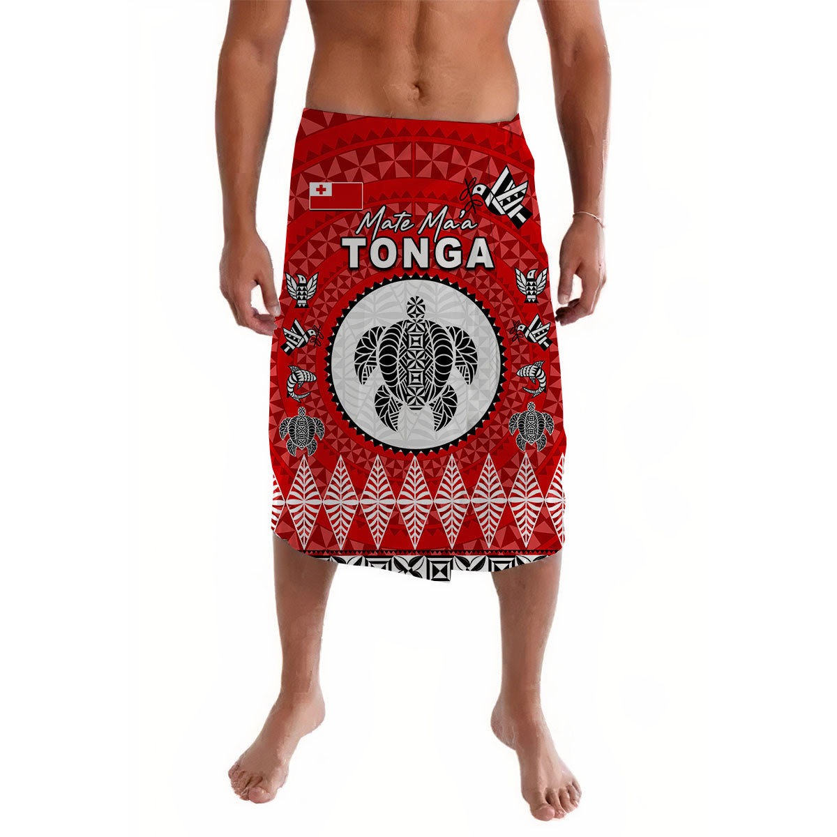 Mate Ma'a Tonga Ngatu Fonu Rugby Lavalava LT6 - Wonder Print Shop