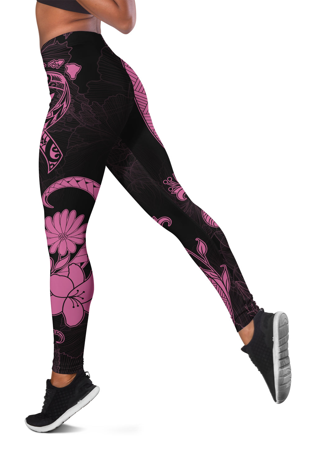 hawaii-leggings-combo-breast-cancer-survivor-mix-hibiscus