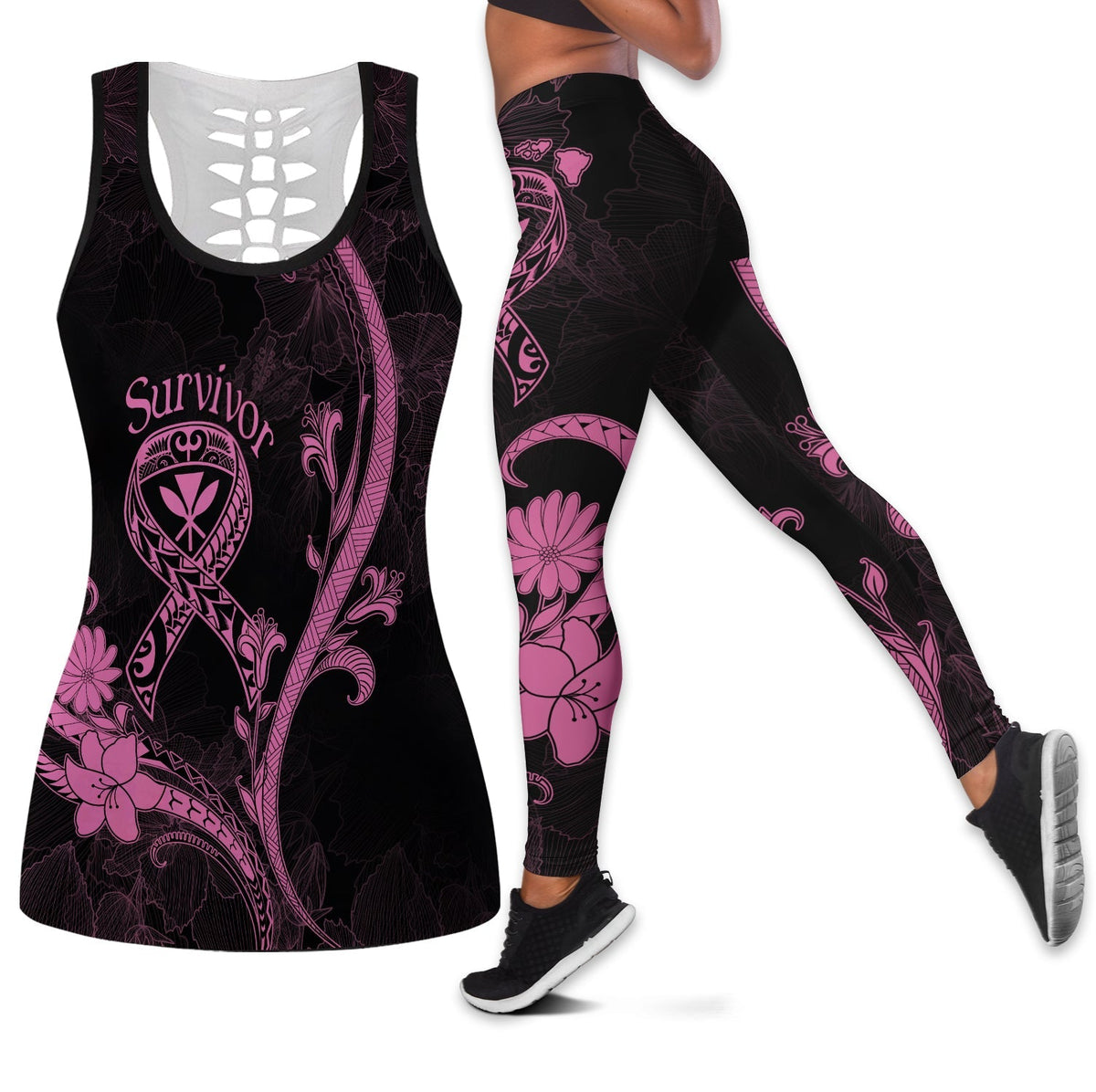 hawaii-hollow-tank-and-leggings-combo-breast-cancer-survivor-mix-hibiscus-lt7